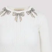 [Valentino] Valentino-White Cotton Pullover-Donna S STAND