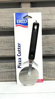 EKCO Hand Pizza/Pastry Slicer Cutter 2 5/8" Round Stainless Steel Wheel - NEW