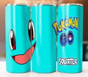Squirtle Pokemon Go Character Anime Tumbler 20oz Cup Mug Stainless Steel