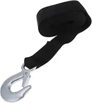 LOORGVEL Heavy Duty Tow Strap with Quick Release Hook Capacity High Elasticity Towing Rope for Cars Trailers and Suvs Durable Webbing for Reliable Performance