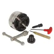 VINWOX SCK4-3.75 Wood Lathe Key Chuck 3-3/4inch Wood Lathe Gear Chuck with 1"...