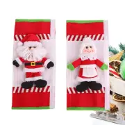 Christmas Appliance Handle Covers Kitchen Decor Accessories Static-free