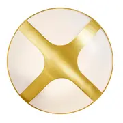Cross Exterior Wall Light W260mm Brass - 2118131035