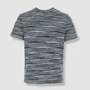 $560 Missoni Men's Blue Space-Dyed Crewneck Short Sleeve T-Shirt Size 48