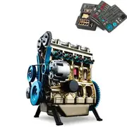Teching V4 DM13 Four-Cylinder Stirling Engine Full Aluminum Alloy Model Collection