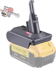 FOHOA V8 Battery Adapter for Dyson for Dewalt 20V Battery Convert