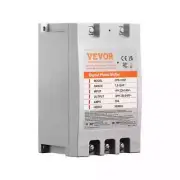 VEVOR 3 Phase Converter 10HP 30 Amp 220-Volt 1 Phase to 3 Phase Shifter