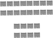 Ipetboom 3sets Storage Boxes Lids Nail Art Display Tray Fake Nails Storage Container 8pcs*3