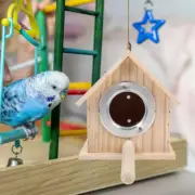 Wooden Breeding Nest Budgie Boxes Bird Supplies Nests House Birds