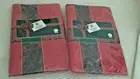 Red Green Plaid 100% Cotton Xmas Napkins by Sultan Linens NEW In Package Set 4