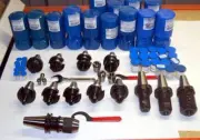 43 Pcs. Bison CAT40 Complete CNC Mill Tooling Package-Collet Chuck,Holder,Collet