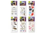 tattot - PRICE FOR 6 ASSORTED TEMPORARY TEMPORARY TATTOO METALLIC FREEDOM FOREVER