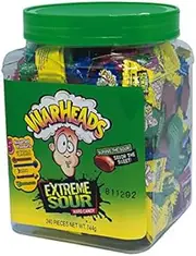 Warheads A Extreme Sour Hard Candy Tub, 744 g, Sour