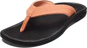 OLUKAI Ohana Women's Beach Sandals, Quick-Dry Flip-Flop Slides, Water Resistant, Wet Grip Soles & Compression Molded Footbed