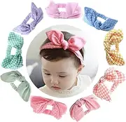 BIUDECO Girls Hair Band Set 6 Ears Hair Ties Stretchy Elastic Headband Ponytail Holder for Boys and Girls