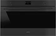 Smeg 90cm Classic Pyrolytic Oven - Matte Black