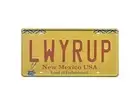 LWYRUP Breaking Bad Metal Number Plate License Plate - Lawyer Up! Saul Goodman!