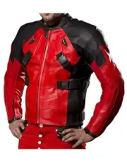 Motorcycles DeadPool Sport Race & Track Motorbiker Racing Leather Jacket