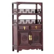 Mini Bookshelf Chinese Antique Ornaments Classical Miniature Furniture Model