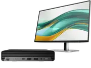 HP Elite Mini 800 G9 Desktop PC + HP Series 5 Pro 23.8 inch FHD Monitor - 524pf