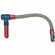 Russell Red/Blue -6AN to 3/8" Female NPT ProFlex Holley 4150 Dual Inlet Carb Kit