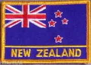 Embroidered International Patch National Flag of New Zealand NEW flag