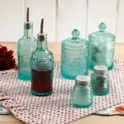 The Pioneer Woman Adeline 6-Piece Condiment Set, Turquoise