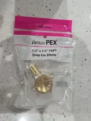 Apollo 1/2 in. Brass PEX Barb x 1/2 in. Female Pipe Thread Adapter