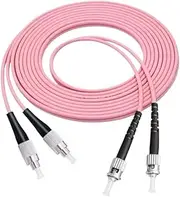 VJSUWI Fiber Optic Patch Cord FC-ST OM4 Duplex 1-100m ST-FC(7m 10pcs OM4)