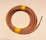 0.75mm 19AWG Insulated PVC Single Core V90 Tinned Copper Hook Up Wire Pink - 5m