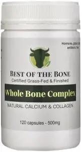 BEST OF THE BONE Whole Bone Complex Natural Calcium & Collagen 120c