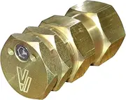 Valley Industries 6541-01-CSK Half or Full Boomless Broadcast Nozzle-52', 10 Orifice, Brass