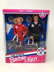 Barbie Stars & Stripes Military Air Force Barbie and Ken Caucasian Giftset