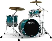 Tama Starclassic Walnut/Birch 3-piece Shell Pack - Satin Sapphire Fade