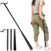 35" Long Dressing Stick With Shoe Horn With Sock Removal Tool Adjustable Extend