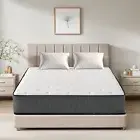Ufurniture Single Mattress Medium Firm Pocket Springs Euro Top Memory Foam Bed
