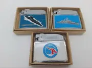 Tsubota Pearl Limited Oil Lighter American Gun Ship Set Of 3