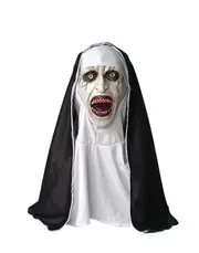 Nun Horror Movie Face Mask Costume