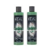 2 Pack Dove Men + Care Real Bio Mimetic RECONSTRUCT Shampoo Set Vegan Keratin