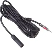 FELTECHELECTR 2pcs Fm Antenna Adapter Cable for Car Truck Player Male to Female Aerial Plug Converter Extension Cable Auto Styling Accessory for Speakers
