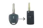 To Suit Mitsubishi Challenger Pajero Tritan Remote Flip Key Blank Shell/Case/Enclosure