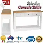 Wooden Hallway Console Table Side Entry Hall Display 3 Drawers Furniture Stand