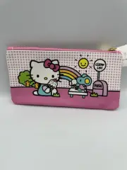 Sanrio Hello Kitty Pencil Pouch Pink Mouse Ice Cream Sunshine New With Tag NWT