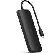 Satechi USB-C Hybrid Multiport Adapter with SSD Enclosure (Black)