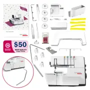 Bernette B64 Airlock Air Threading Serger Machine Bundle