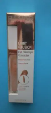 Flower Beauty Light Illusion Full Coverage Concealer 0.2 Oz M3-4 Medium Honey
