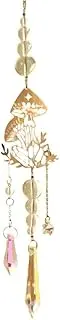 Hemasa Mushroom Sun Catcher Crystal Suncatcher Window Wind Chimes Chakra Prisma Art Hanging Ornaments Garden Suncatchers Outdoor Decors KT001-MS6444
