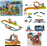 Thomas & Friends Launch & Loop Maintenance Yard Carly the Crane Train New Toy