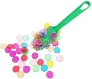 LeoLeoyy Bingo Paper Cards, Magnetic Wand Colored with 100 - Wand with 100 Chips