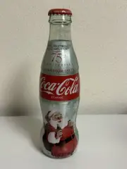 Coca Cola Bottle Sundblom SANTA 75th Anniversary Wrapped Bottle